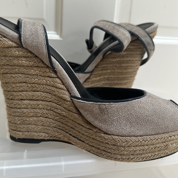 Theory peep toe espadrilles. 5” size 39​​​​​​​​​​​​​​​ - Picture 6 of 12